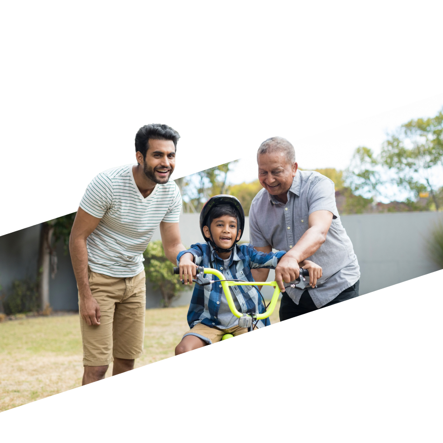 Family enjoying life together